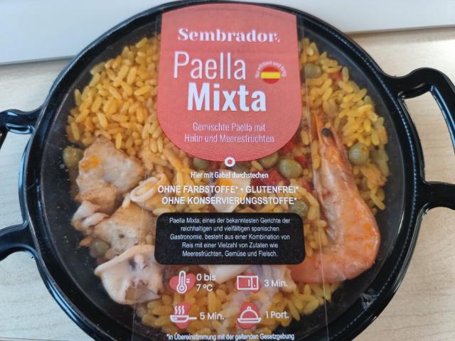 Paella Mixta, mit Huhn und Meeresfrüchten von lalupe340 | Hochgeladen von: lalupe340