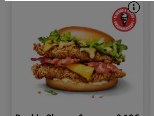 KFC burger double cheese & bacon von SamD | Hochgeladen von: SamD