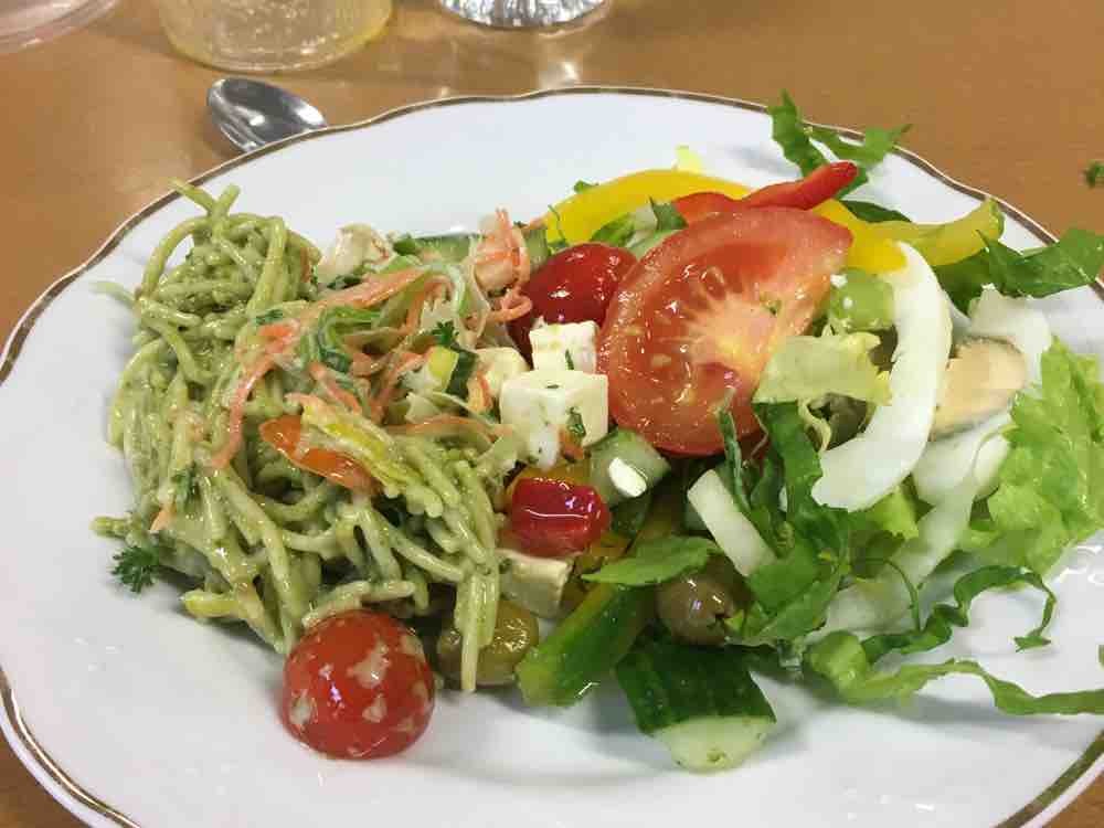 Restaurant Lunch Salat Gemischter Salat Vom Buffet Kalorien Salat Fddb