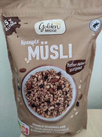 Knusper Müsli, Dunkle Schokolade u. gesalzene Mandeln von Gwena | Hochgeladen von: Gwena