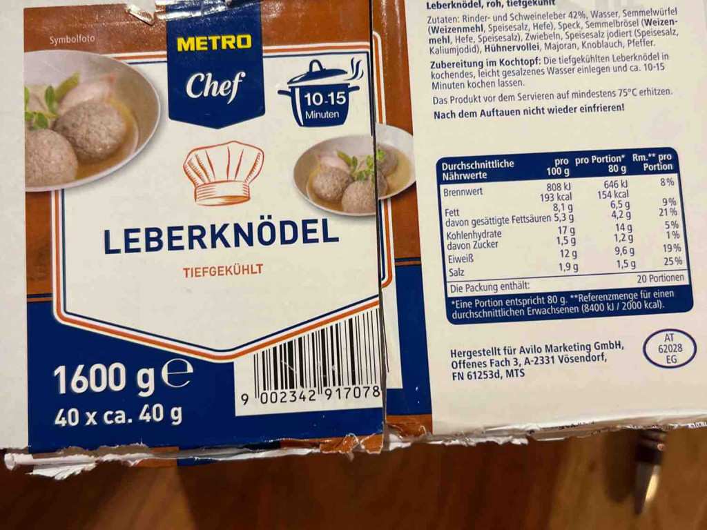 Leberknödel, 40g 1  Knödel von fddbml | Hochgeladen von: fddbml