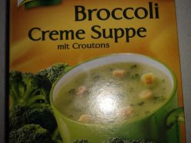 Heisse Tasse Broccoli Creme Suppe mit Croutons | Hochgeladen von: petit
