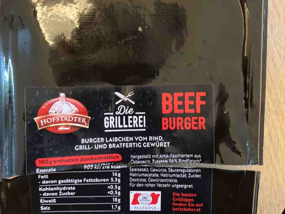 Beef Burger, 1 Patty = 110g von spartan23 | Hochgeladen von: spartan23