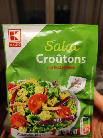 Salat Croutons, mit Rostzwiebeln von FancyCat1108 | Hochgeladen von: FancyCat1108