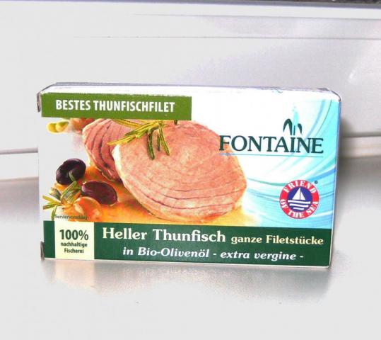 Fontaine Heller Thunfisch ganze Filetstücke in Bio-Olivenöl  | Hochgeladen von: Meleana