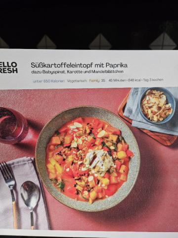 Süßkartoffeleintopf mit Paprika Hello Fresh von sarah2111 | Hochgeladen von: sarah2111