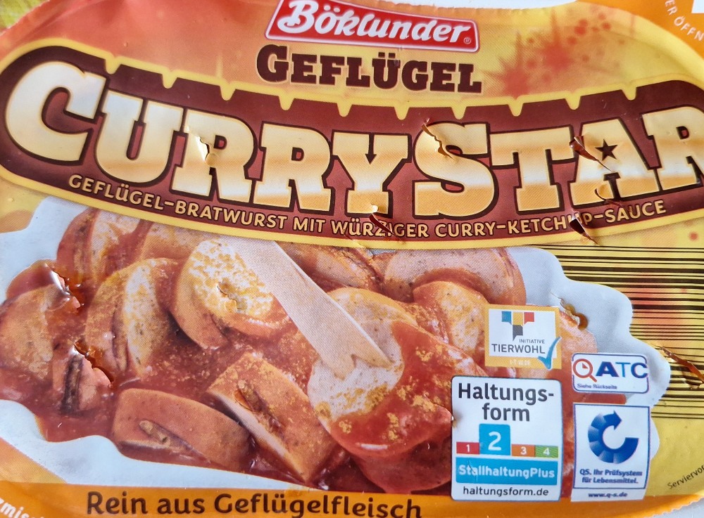 Geflügel Curry Star, Geflügel-Bratwurst mit würziger Cutry-Ketch | Hochgeladen von: Elektrifix1803