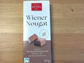 Wiener Nougat (Tafel), Feinste Vollmilchschokolade gefüllt mit H | Hochgeladen von: maus2006