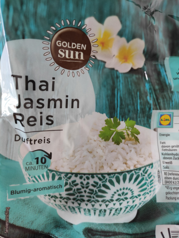 Golden Sun, Thai Jasmin Reis, gekocht Kalorien - Gemüse - Fddb