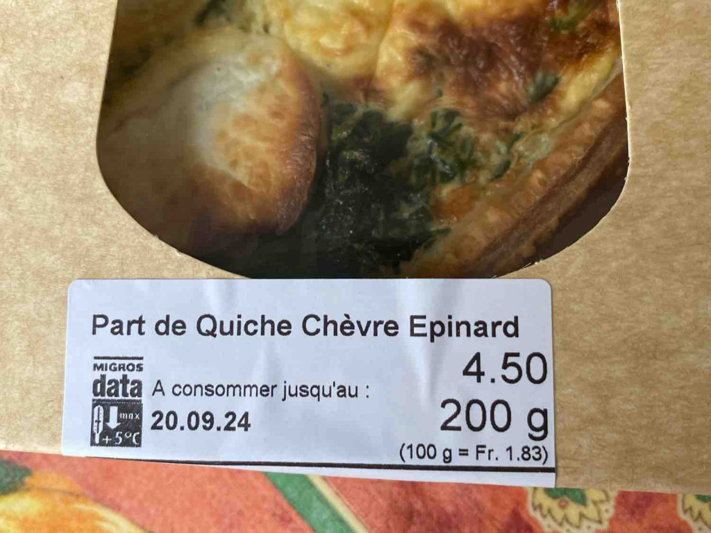 quiche chèvre épinard, 1 part by Zsuzsoka | Hochgeladen von: Zsuzsoka