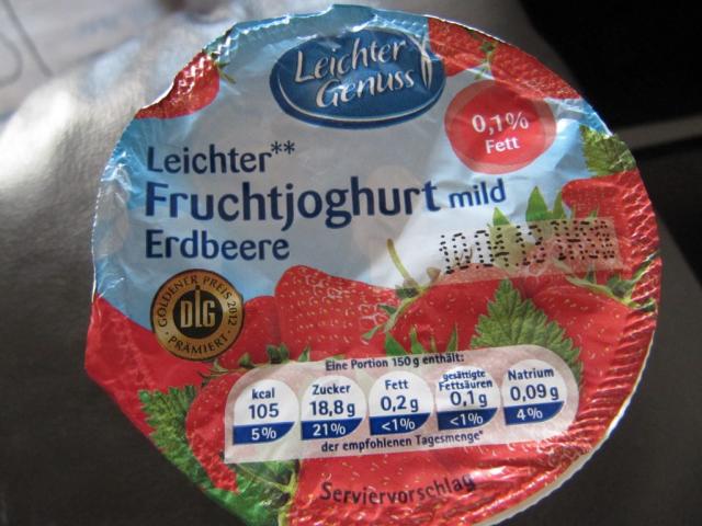 Leichter Genuss, Fruchtjoghurt mild Erbeere | Hochgeladen von: marina5376