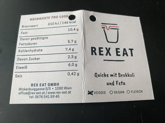 Rex Eat: Quiche mit Brokkoli und Feta | Hochgeladen von: chriger