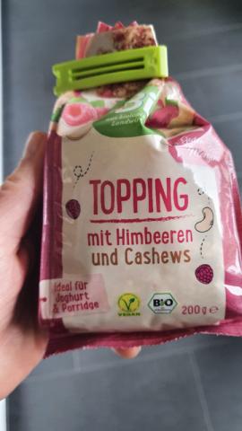 topping, Mit Himbeeren und cashews von allie | Hochgeladen von: allie