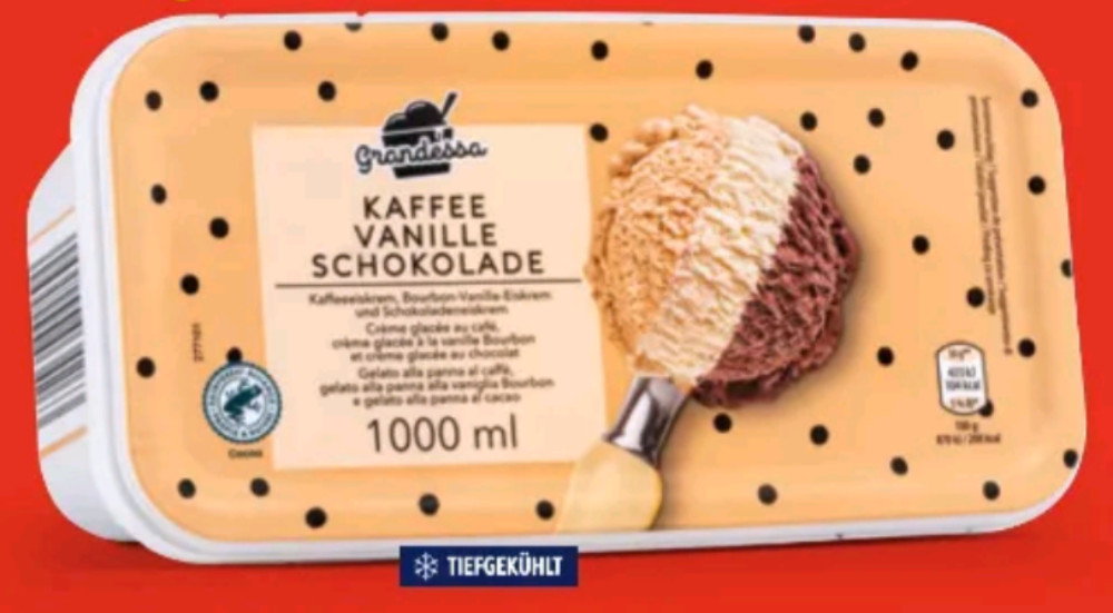 Tricolor Eis Kaffee Vanille Schokolade von Salzchips | Hochgeladen von: Salzchips