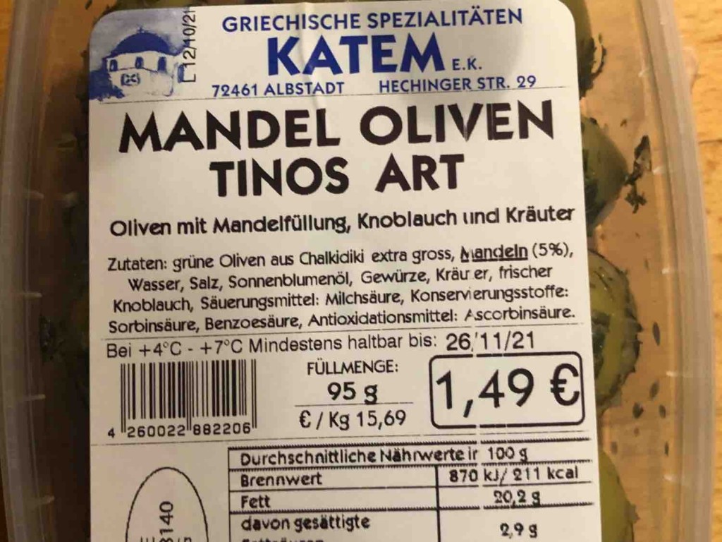 Mandel-Oliven von JensClever | Hochgeladen von: JensClever