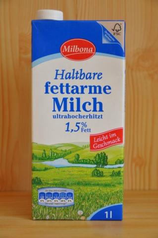 Haltbare fettarme Milch, 1,5% | Hochgeladen von: Tante Resi