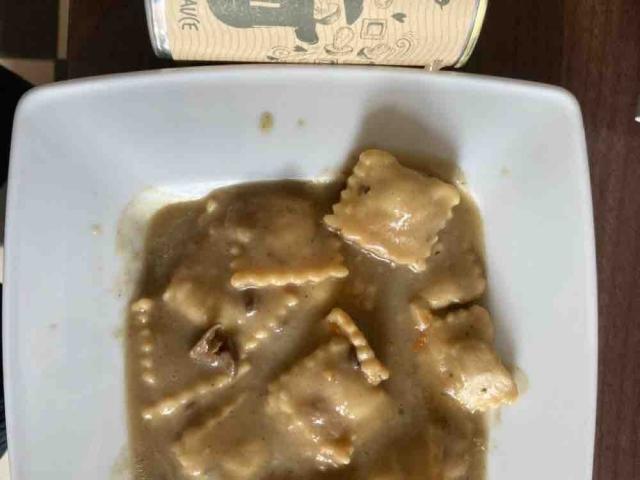 Ravioli in Champignonsauce von barbarellaschulz | Hochgeladen von: barbarellaschulz