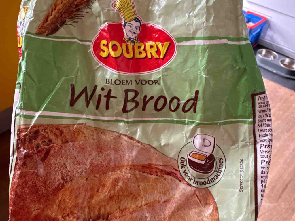Soubry Mehl für Weissbrot, Angaben gebackenes Brot von aarde1277 | Hochgeladen von: aarde12771