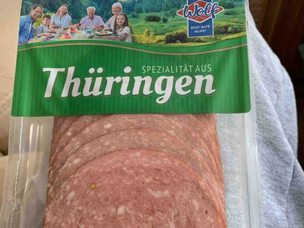 Thüringer Kochsalami mit Senfkörnern von Rck | Hochgeladen von: Rck