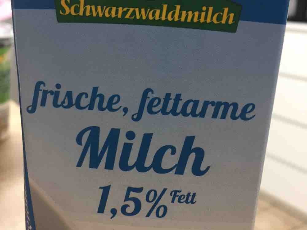 frische fettarme Schwarzwaldmilch 1,5% Fett, Milch 1,5%  von mal | Hochgeladen von: malibumaus