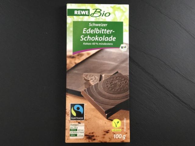 Schweizer Edelbitter-Schokolade (Kakao: 60% mindestens) | Hochgeladen von: aikoobi