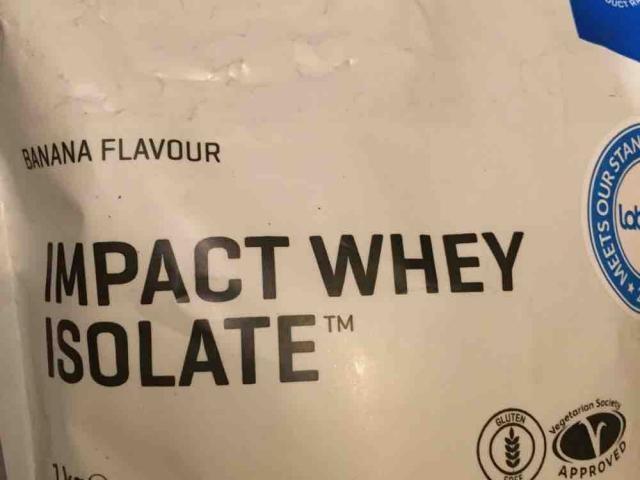 Impact Whey Isolate, Banana Flavour von finchpsn454 | Hochgeladen von: finchpsn454