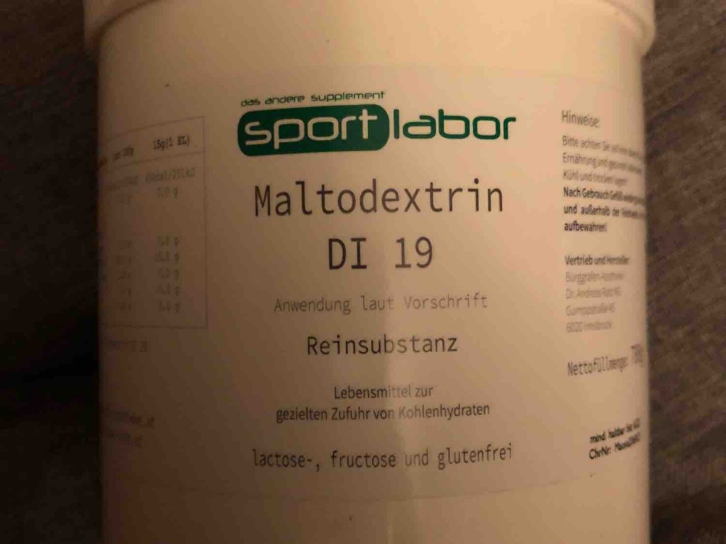 Maltodextrin DI 19 von RBIron | Hochgeladen von: RBIron