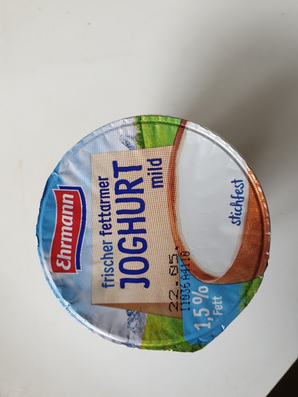 Ehrmann frischer fettarmer Joghurt mild 1,5% stichfest, natur von Bernhard0760 | Hochgeladen von: Bernhard0760