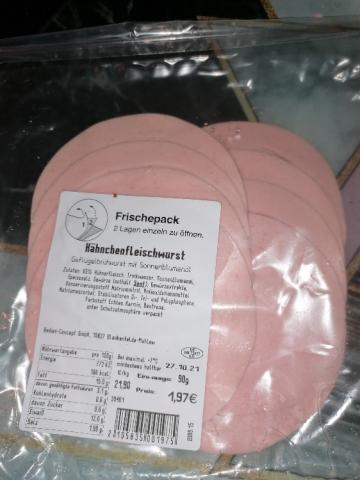 Hähnchfleischwurst, mit Sonnenblumenöl von Cordula Kurda | Uploaded by: Cordula Kurda