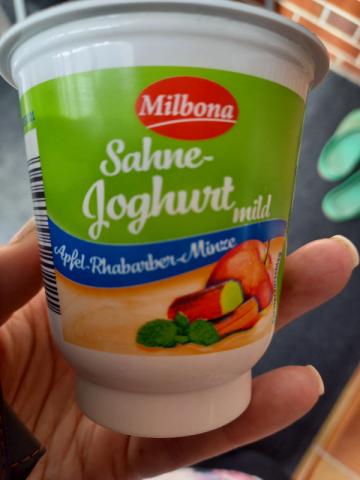 Sahne Joghurt mild Apfel-Rhabarber-Minze von schmetterling370 | Hochgeladen von: schmetterling370