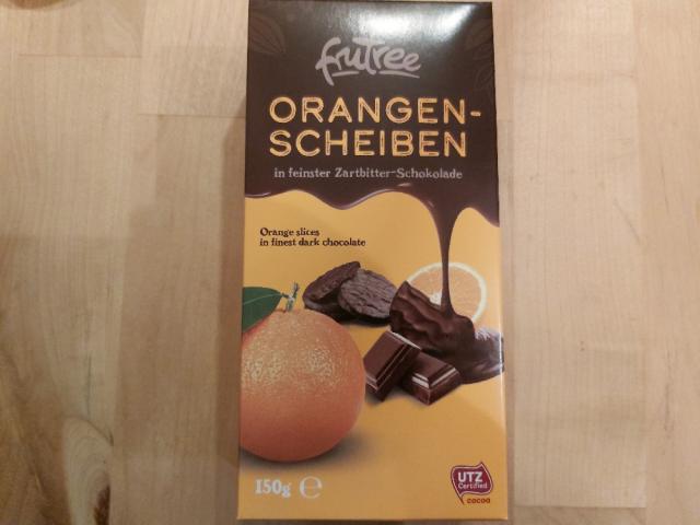 Orangenscheiben in feinster Zartbitter-Schokolade, frutree von T | Hochgeladen von: TigerSchäfchen