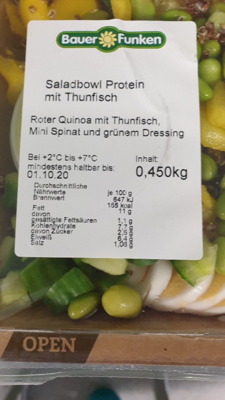 Salatbowl Protein mit Thunfisch von Deep Sleep | Hochgeladen von: Deep Sleep