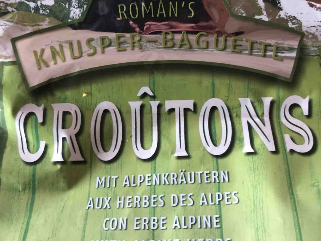 Romans Knusper-Baguette Crotons, Crotons mit Alpenkräutern von  | Hochgeladen von: Baba138