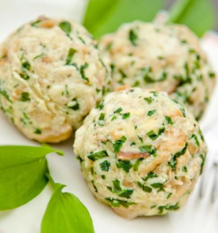 Bärlauchknödel mit Parmesan von Steffen Faber | Hochgeladen von: Steffen Faber