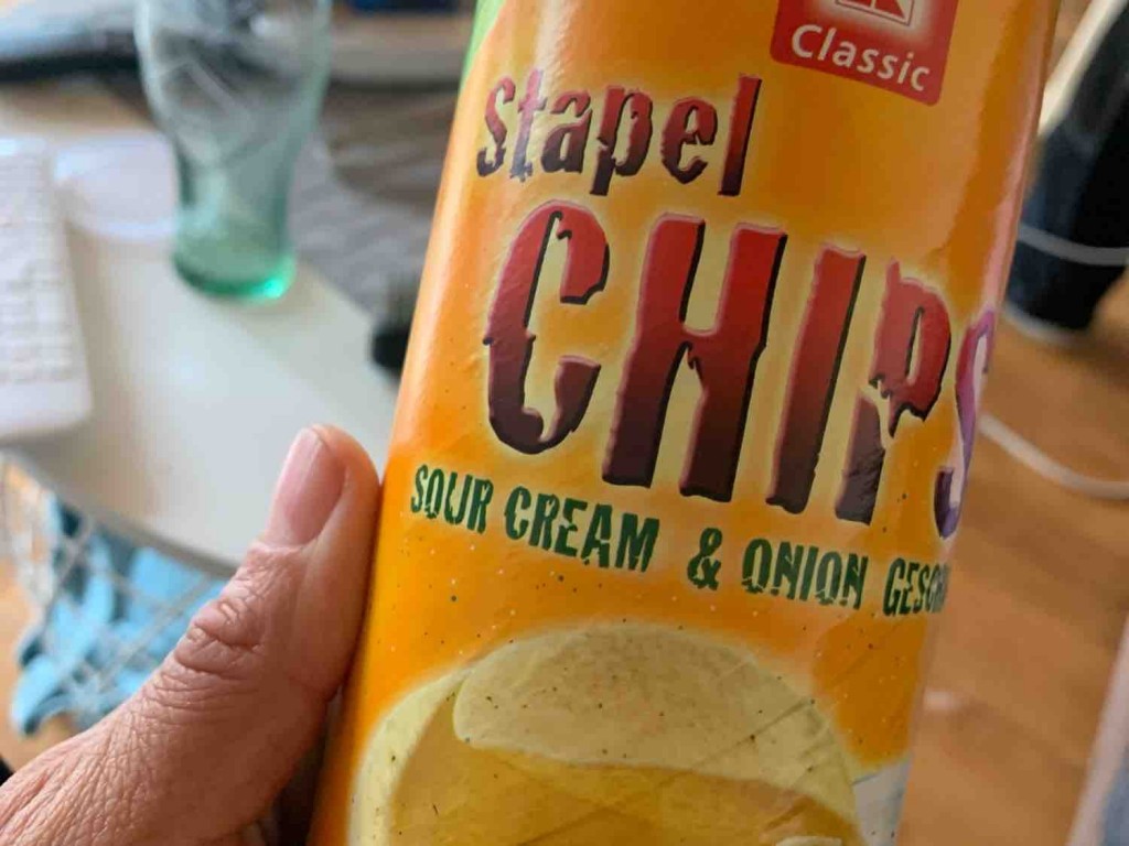 Stapel-Chips, Sour Creme- & Onion- Geschmack von SaLiet | Hochgeladen von: SaLiet