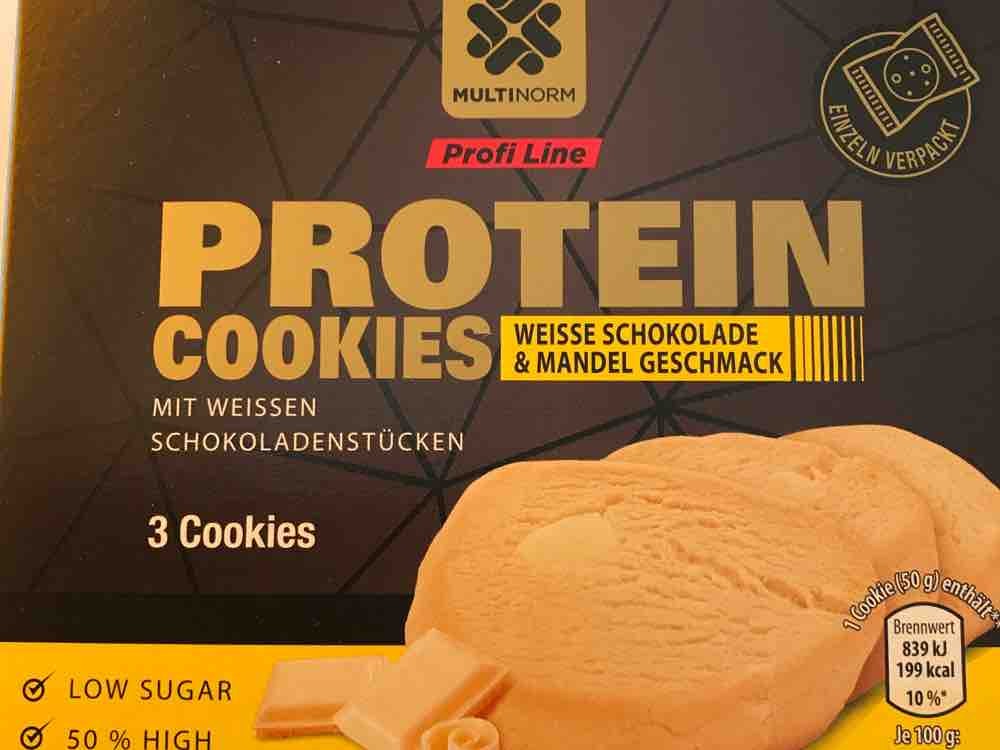Protein Cookies, Weisse Schokolade & Mandel Geschmack  von w | Hochgeladen von: wolfstolze