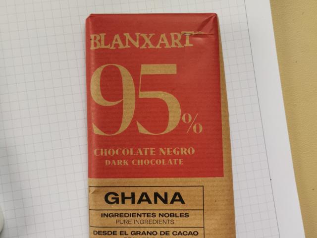 Blanxart 95% Ghana dunkle Schokolade, 95% Zartbitterschokolade v | Hochgeladen von: Saxonyangel