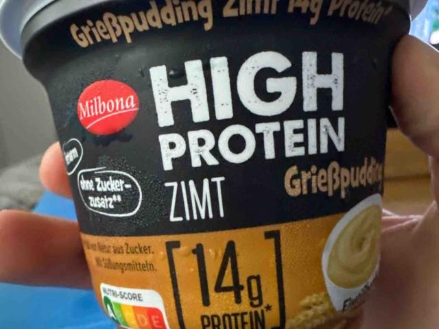 Milbona Lidl Griesspudding High Protein 200g von wermelingermatt | Hochgeladen von: wermelingermatthias