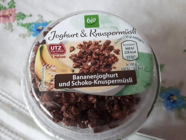 Joghurt , Bananenjoghurt mit Schoko-Knuspermüsli von AndiWolf | Hochgeladen von: AndiWolf