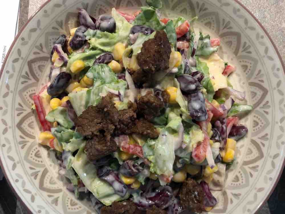 Texmex Salat mit Rinderhack von glaste | Hochgeladen von: glaste