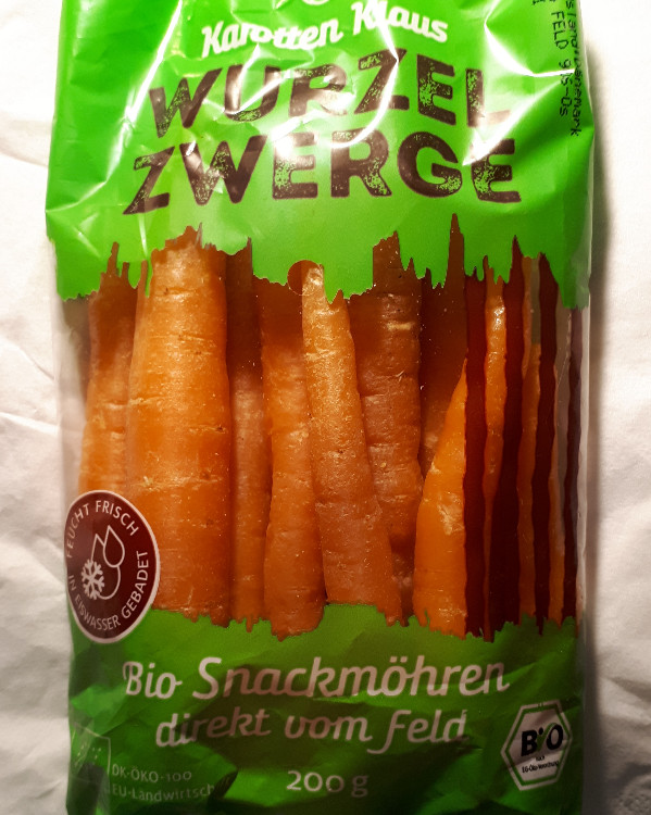 Karotten Klaus, Wurzel Zwerge, 200g, Bio-Snackmöhren direkt vom  | Hochgeladen von: Enomis62