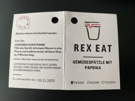 Rex Eat: Gemüsespätzle mit Paprika | Hochgeladen von: chriger
