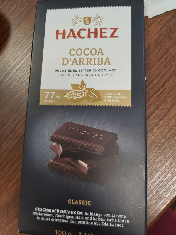 Cocoa DArriba Classic 77%, Milde Edel Bitter Chocolade von Kett | Hochgeladen von: Kettelbellqueen