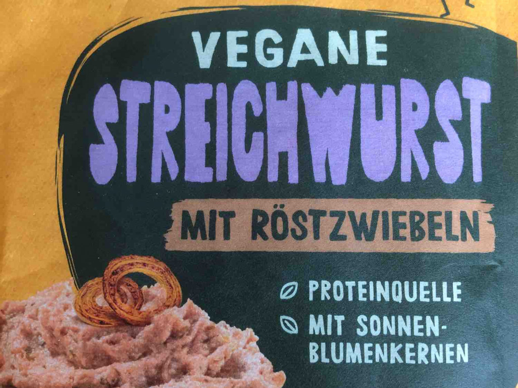 Streichwurst mit Röstzwiebeln, vegan (zubereitete Mischung) von  | Hochgeladen von: a. frie
