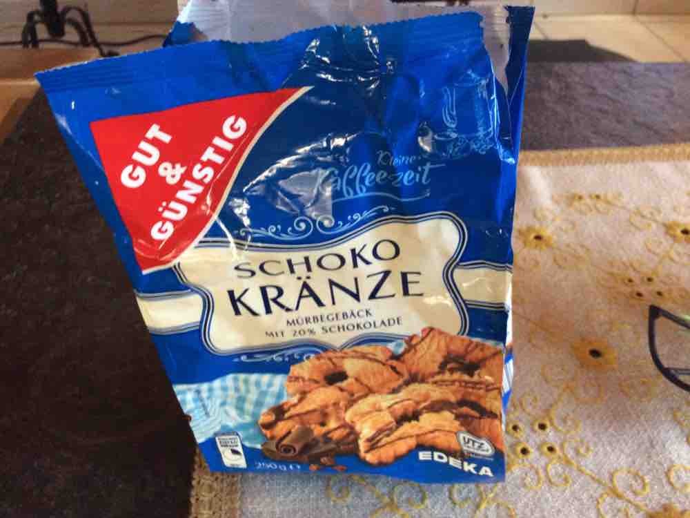Gut &amp; Günstig, Schoko Kränze, Mürbegebäck mit Schokolade Kalorien ...