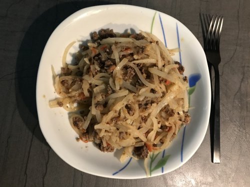 Rettichnudeln Bolognese (Keto) | Hochgeladen von: AnniB.