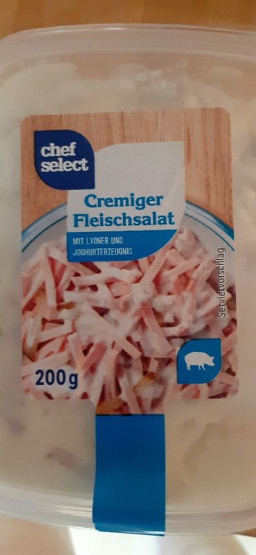 Chef Select, Cremiger Fleischsalat, mit Lyoner und Joghurt Kalorien ...