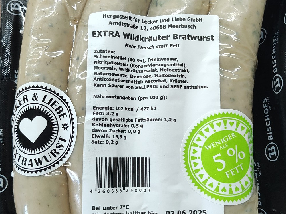 EXTRA Wildkräuter Bratwurst von Kerstin83 | Hochgeladen von: Kerstin83 EXTRA Wildkräuter Bratwurst von Kerstin83 | Hochgeladen von: Kerstin83