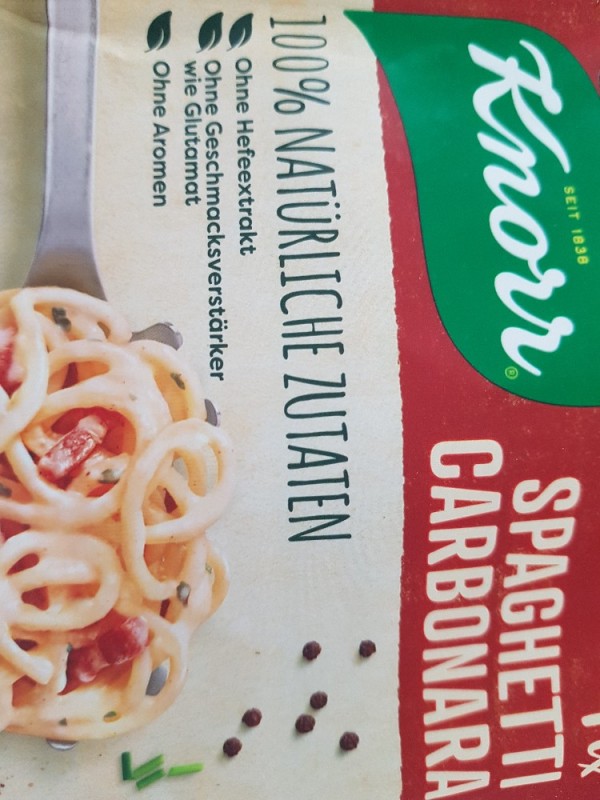 Spaghetti Carbonara, natürliche Zutaten von JanineBHV | Hochgeladen von: JanineBHV