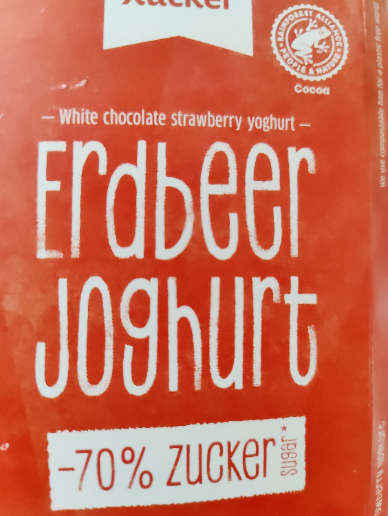 Xucker-Schokolade, weiß, Erdbeer-Joghurt von takotako | Hochgeladen von: takotako